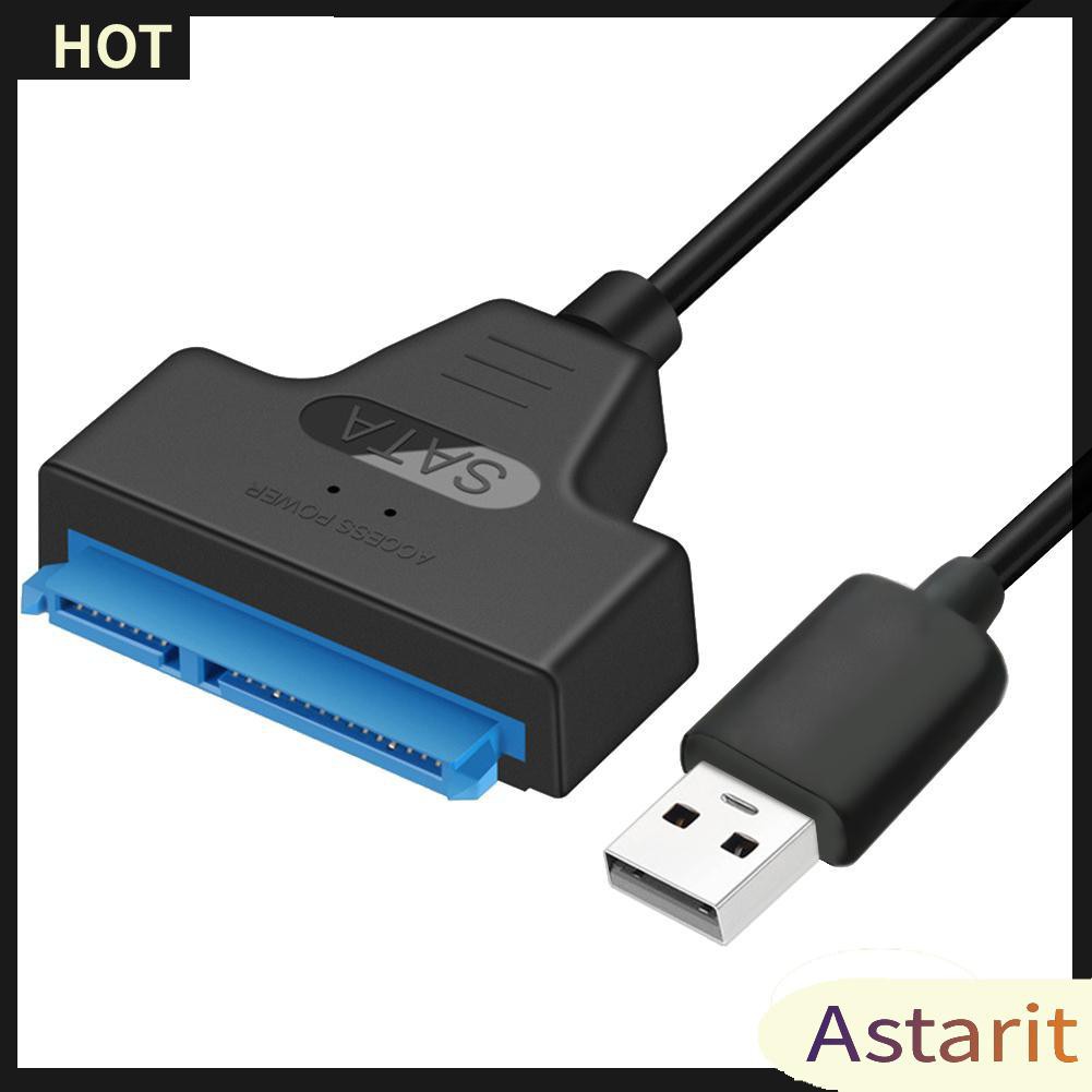 Cáp Chuyển Đổi Astarit.Usb 2.0 Sang Sata 22pin Cho Ổ Cứng 2.5in Hdd Ssd