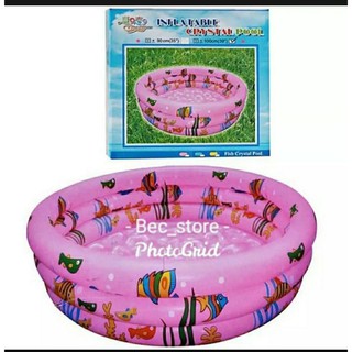 Hồ Bơi Màu Hồng 90x30cm