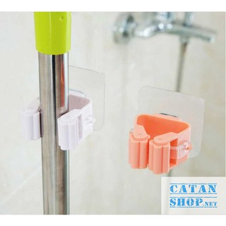 Móc treo chổi dán tường , treo cây lau nhà, treo dù siêu dính thông minh GD328-Treochoi