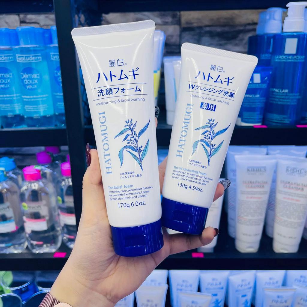 Sữa Rửa Mặt Hatomugi Moisturizing & Facial Washing Dưỡng Ẩm, Trắng Da 170g