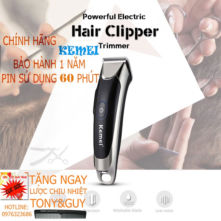 [Tặng Lược Tony Cao Cấp]Tông Đơ Cắt Tóc Trẻ Em Gia Đình Kemei 2810