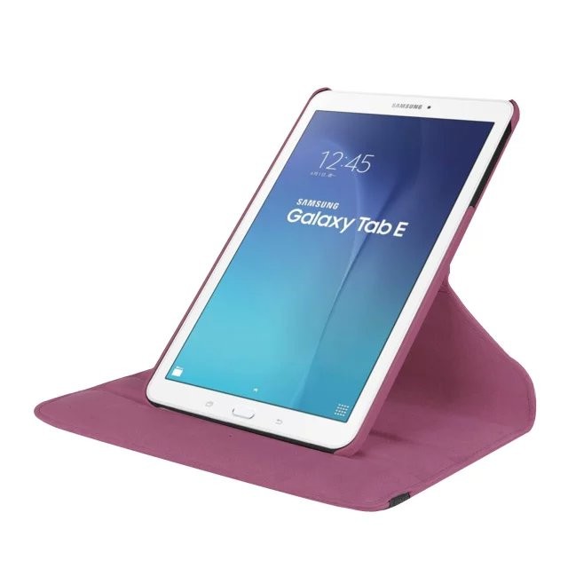 Ốp máy tính bảng bằng da xoay 360 độ cho Samsung Galaxy Tab E 9.6 T560 T561 T567