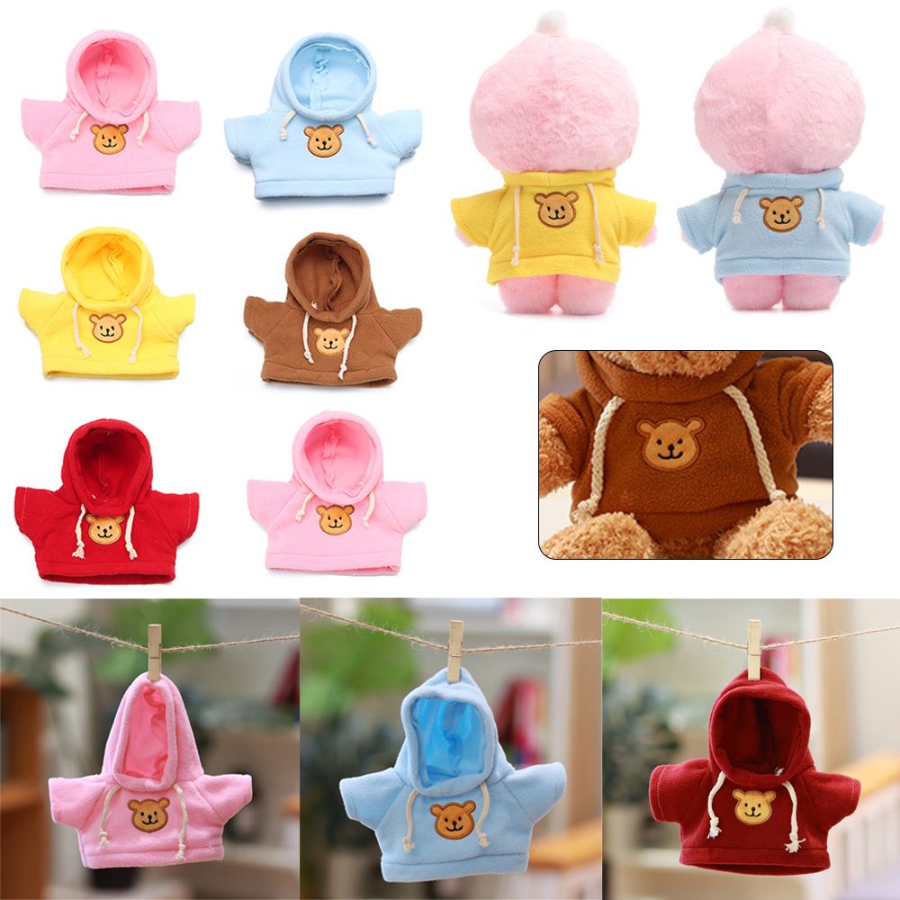 Trang phục búp bê hình chú vịt vàng mặc áo len dễ thương 30cm