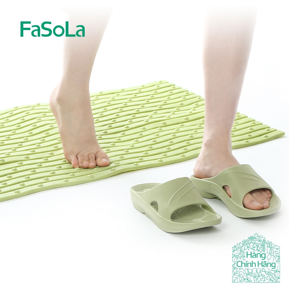[FREESHIP] Thảm nhà tắm FASOLA - Thảm nhà tắm dày cao cấp - Thảm nhựa lau chân chống trơn FSLPS-198