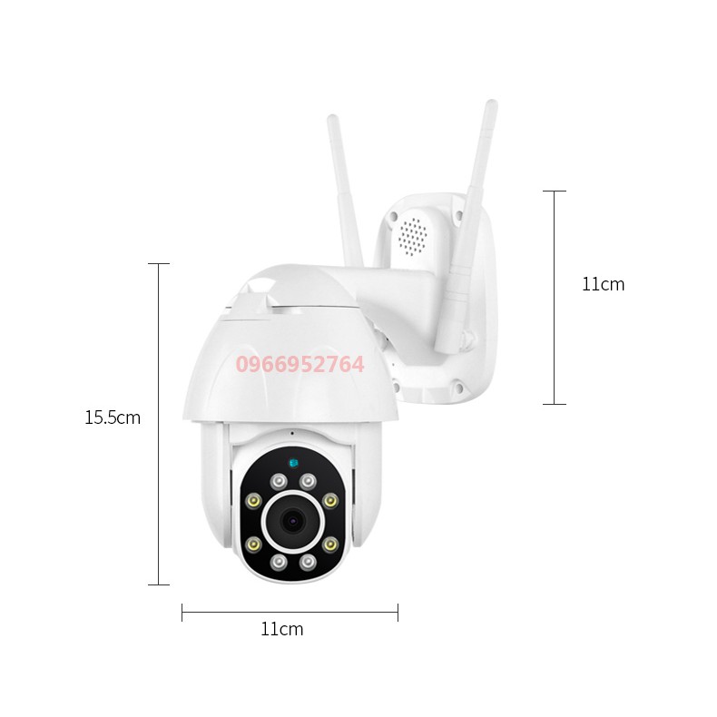 Camera IP Yoosee Ngoài Trời PTZ 16LED 2.0Mpx 1080P Tiếng Việt +Thẻ 32Gb Yoosee | BigBuy360 - bigbuy360.vn