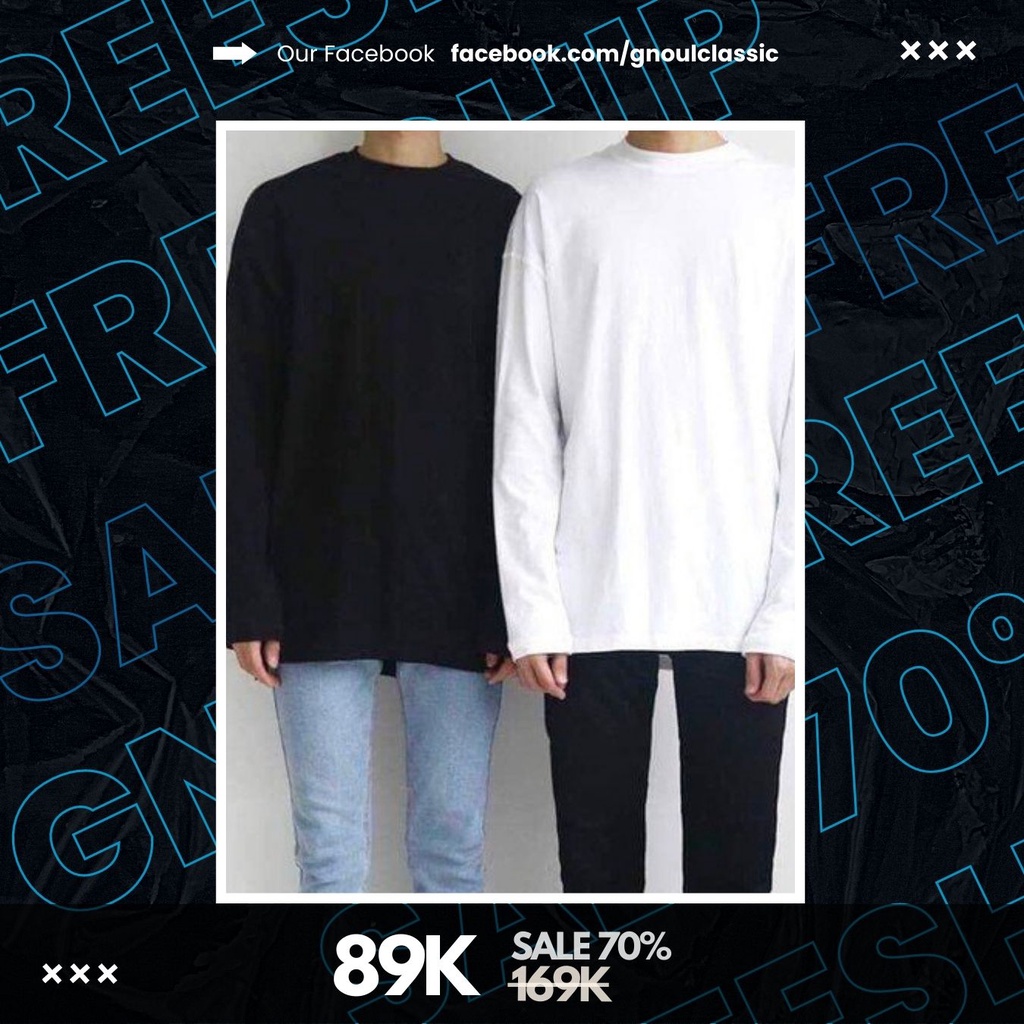 Áo Thun Trơn Tay Dài Đủ Màu, có hơn 15 màu, Đủ Size S - 4XL, Có Bigsize, Chất liệu an toàn, co dãn 4 chiều
