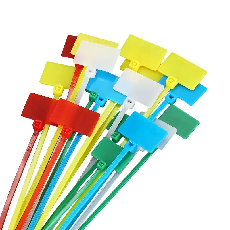 100 Dây rút, dây thít dùng đánh dấu cáp mạng, cáp quang 10cm 15cm 20cm