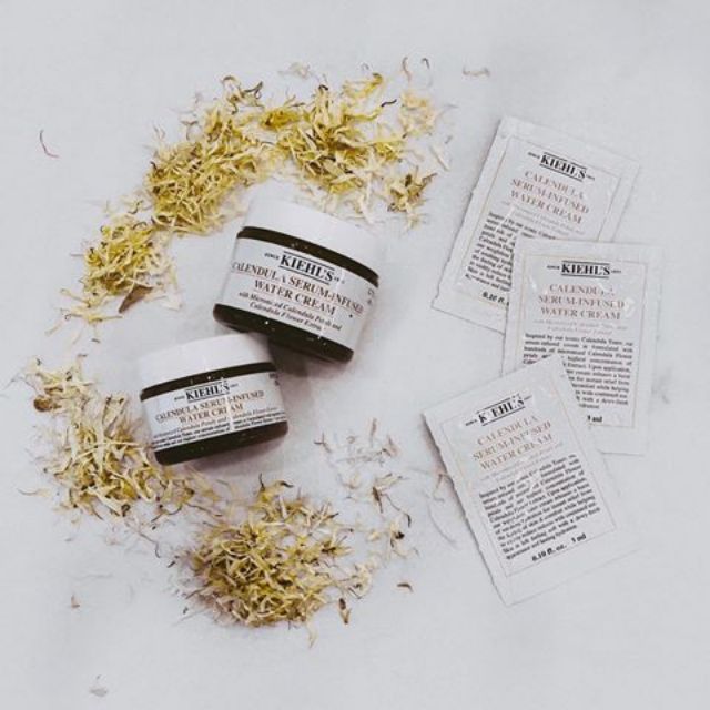 [ Sample 3ml ] Kem dưỡng Hoa Cúc Calendula Serum-Infused Water Cream