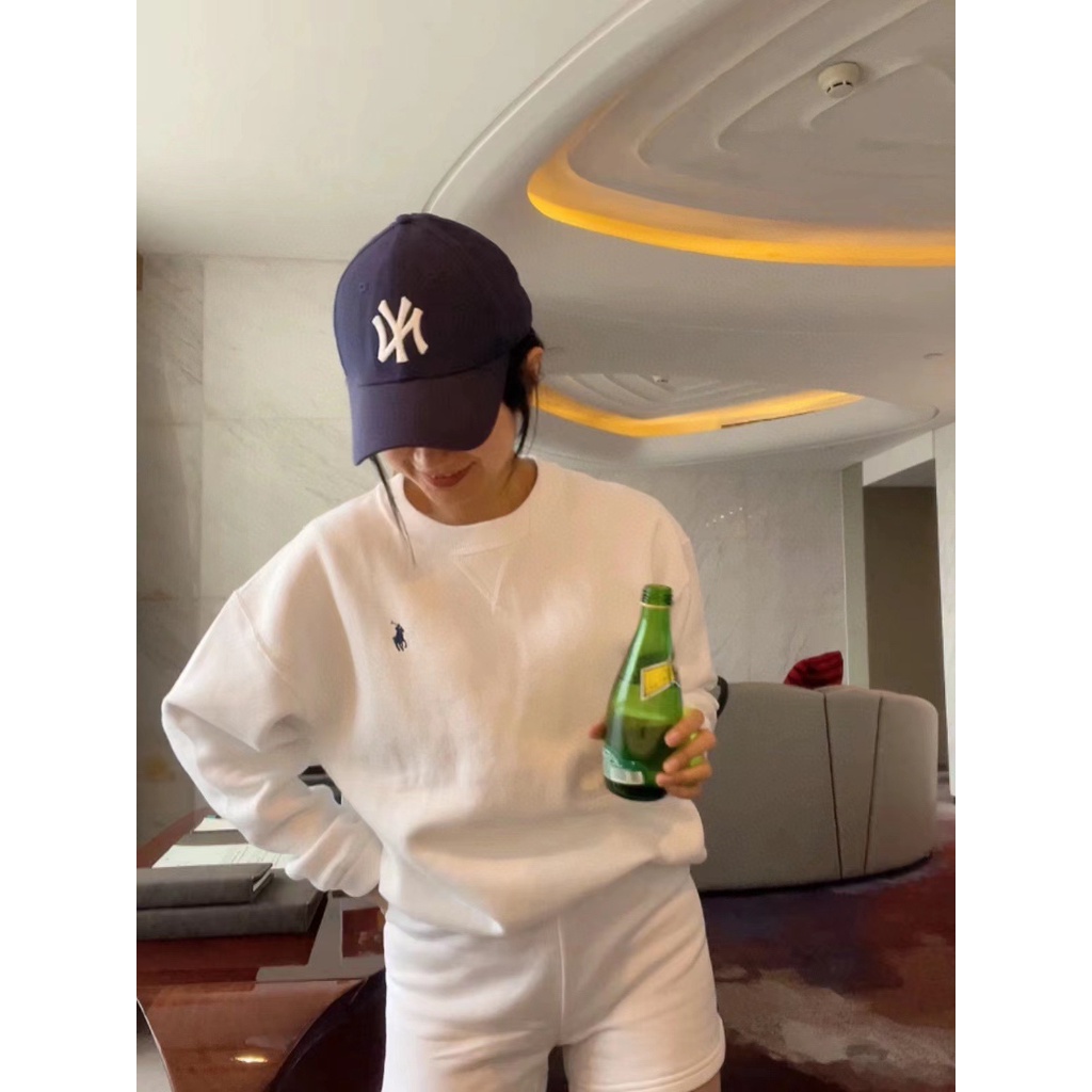 Ralph Lauren RL22 classic autumn and winter New American Ralph horse-fighting small horse logo embroidered round neck pullover loose long sleeve sweater 2022