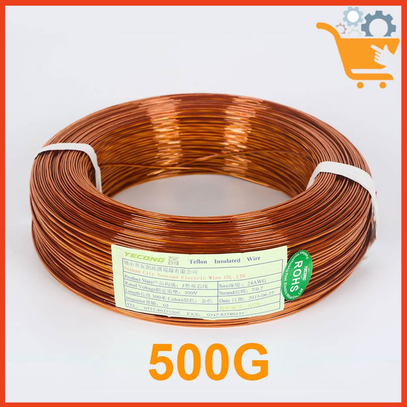 Dây Đồng Quấn Biến Áp, Quấn Motor kích thước nào cũng có 500G/1 cuộn