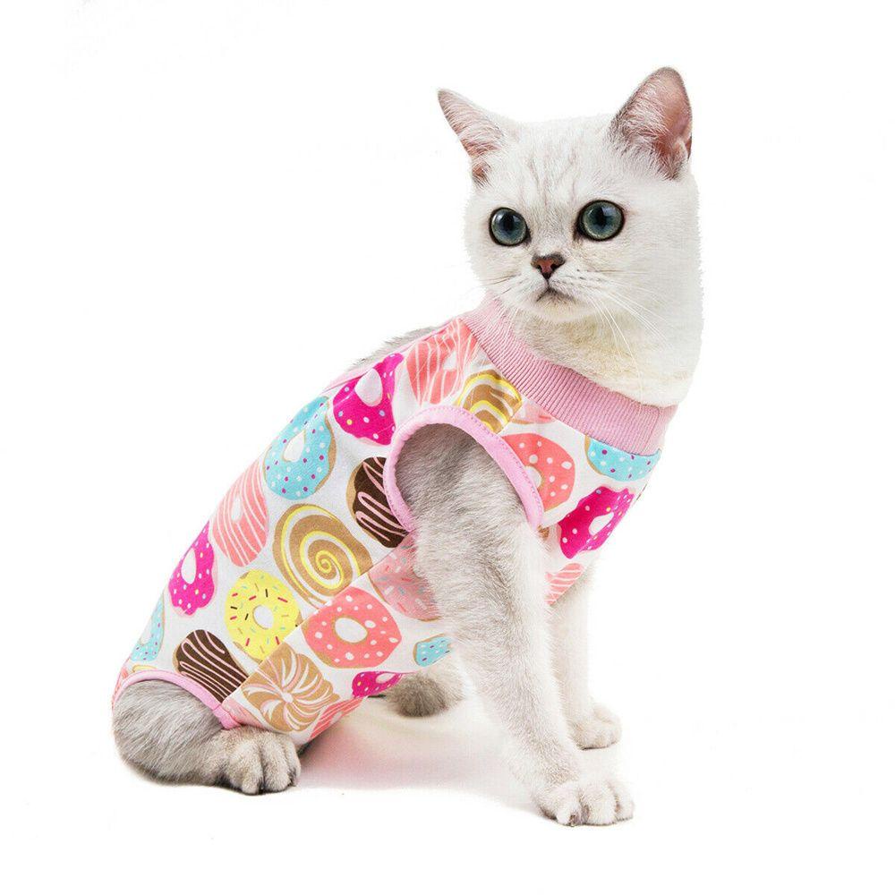 Áo Khoác Cotton Phục Hồi Vết Thương Cho Mèo