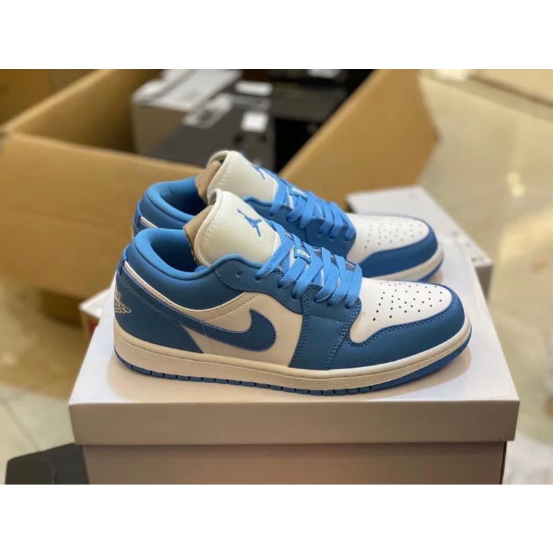 giày AIR JORDAN1 Low Unc xanh dương | Hàng cao cấp