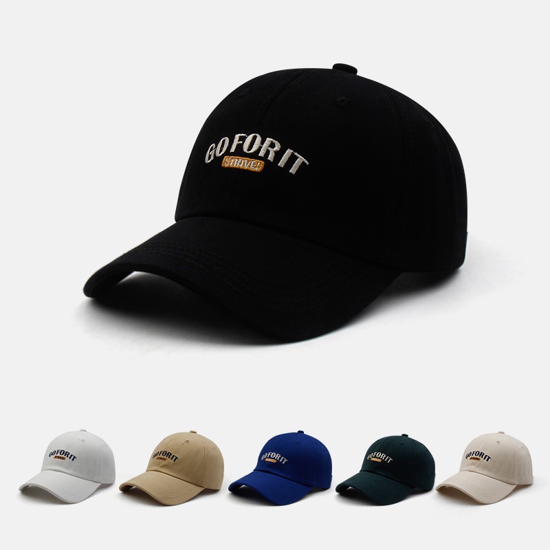 Mũ lưỡi trai LINJW vải cotton phong cách hiphop thời trang cho cặp đôi