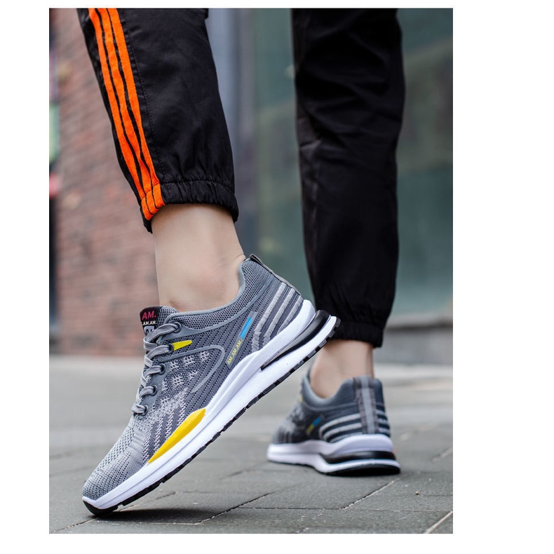 Giày Sneaker Nam, Giày Thể Thao Nam Zoom Chất Vải Cao Cấp Phong Cách Trẻ Trung Năng Động