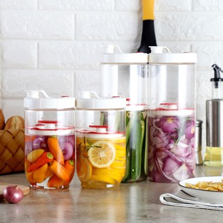 Hộp muối măng chua, dưa cà, muối đồ chua 1.3 Lít Lock&Lock Interlock INL412W - Hàng chính hãng