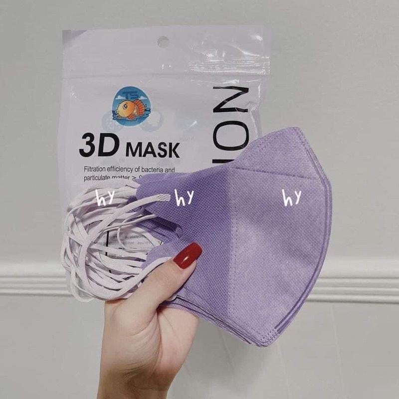 ‼ SẴN  SG ‼ Khẩu Trang 3D Mẫu New Thái Lan - 1 Gói 10 Cái