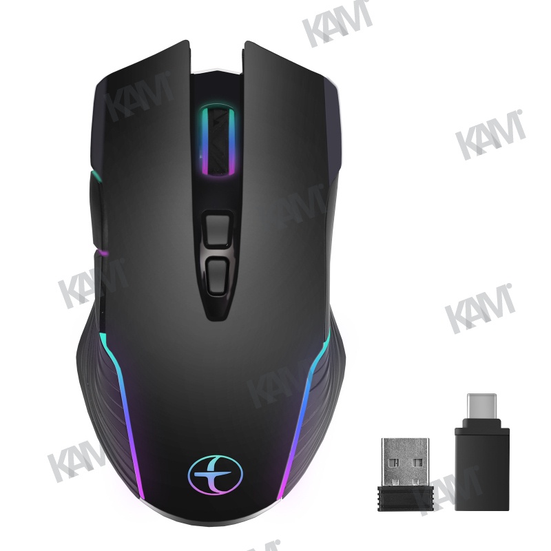 Chuột Quang Chơi Game Không Dây Đa Năng 2.4G Cổng Type-C USB