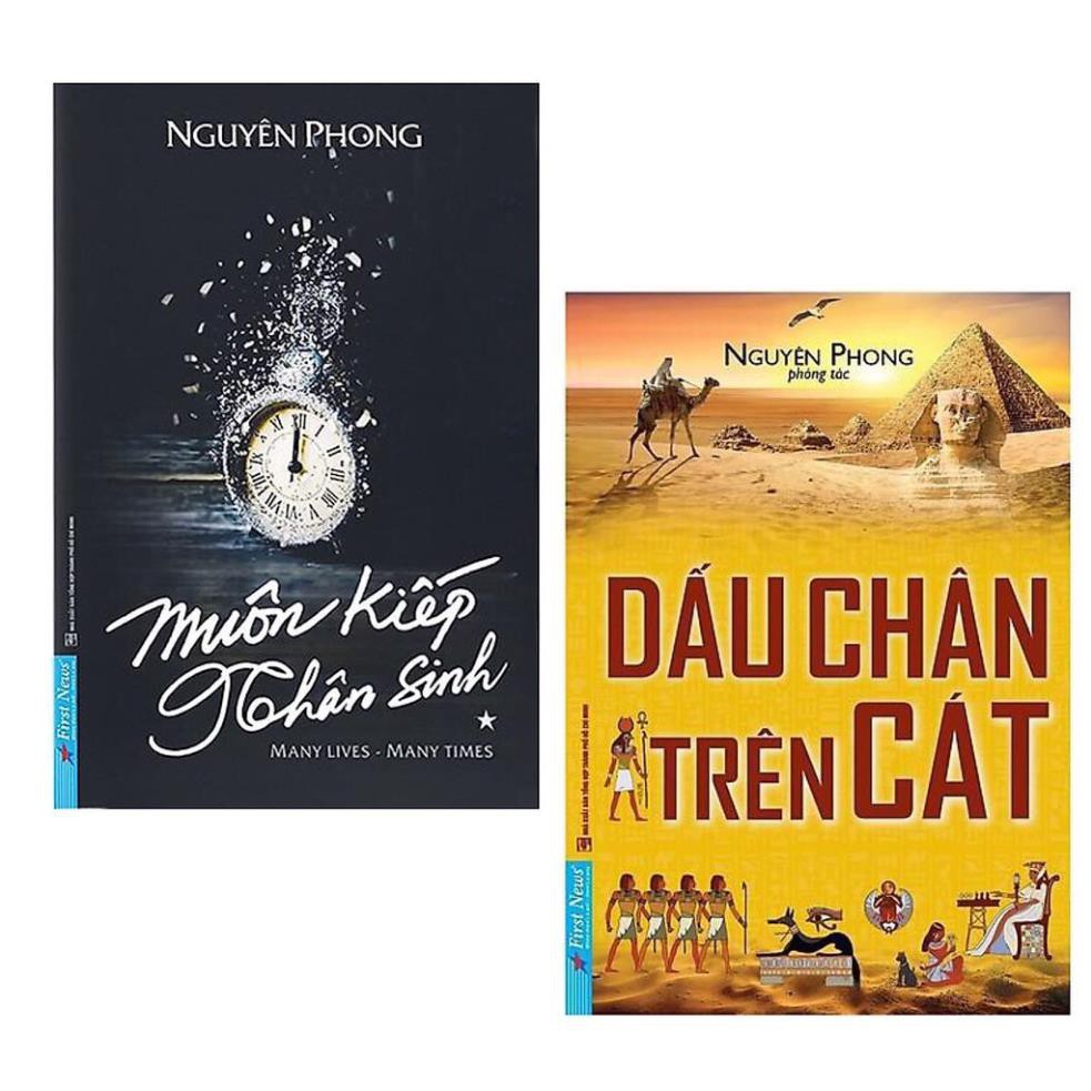 Sách First News - Combo 2 Cuốn Best Seller: Muôn Kiếp Nhân Sinh + Dấu Chân Trên Cát