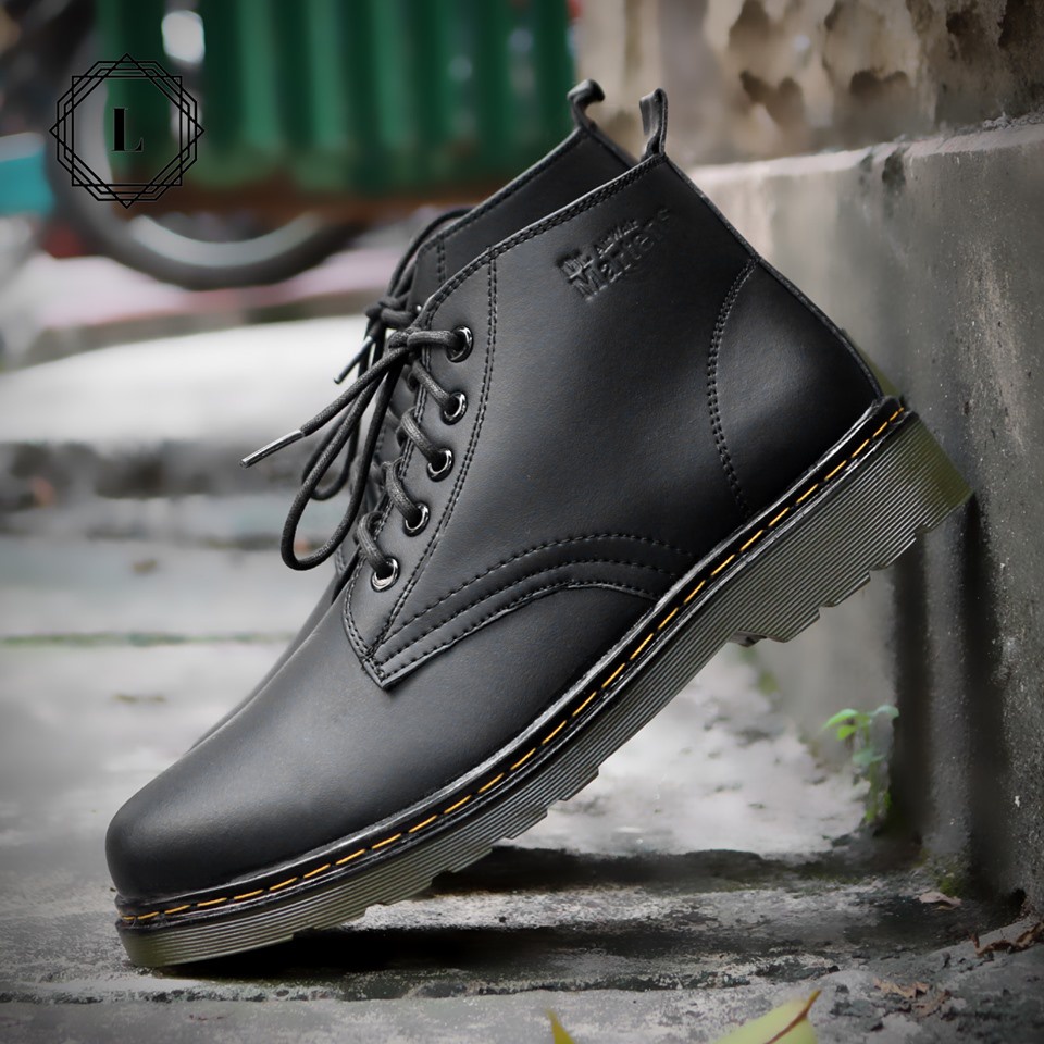Giày Boots nam nữ Dr.68 Da trơn đủ size 35-> 44 bảo hành 1 năm Lucas Shoes | BigBuy360 - bigbuy360.vn