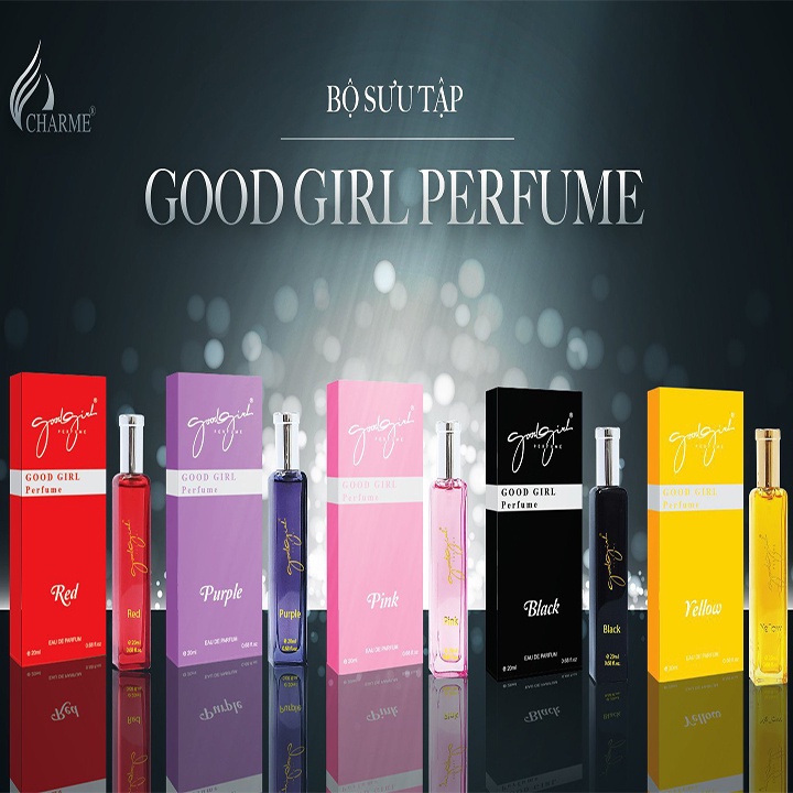 Nước hoa nữ Charme Good Girl 20ml Màu đen