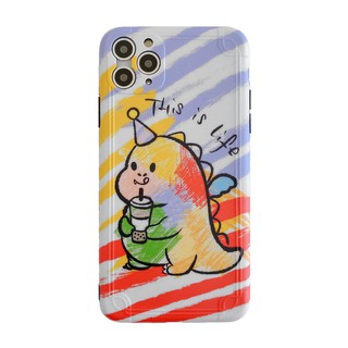 Ốp iPhone Khủng Long Graffiti iPhone 7Plus/8Plus/X/Xs Max/11/11 Pro/11 Pro Max - ốp iphone