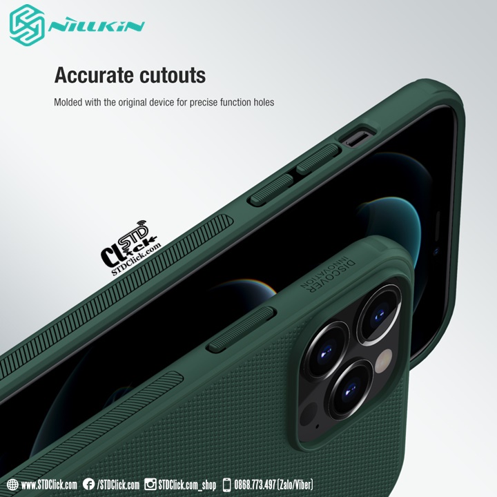 ỐP LƯNG IPHONE 13 PRO NILLKIN NHỰA CỨNG VIỀN DẺO CHÍNH HÃNG