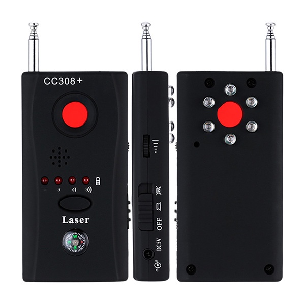 Máy dò thiết bị định vị, Camera quay lén, GPS, Nghe trộm CC308+ bằng sóng wifi, sóng điện thoại - Bảo hành 6 tháng