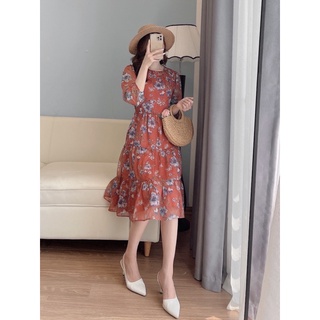 Váy hoa tầng 2 lớp