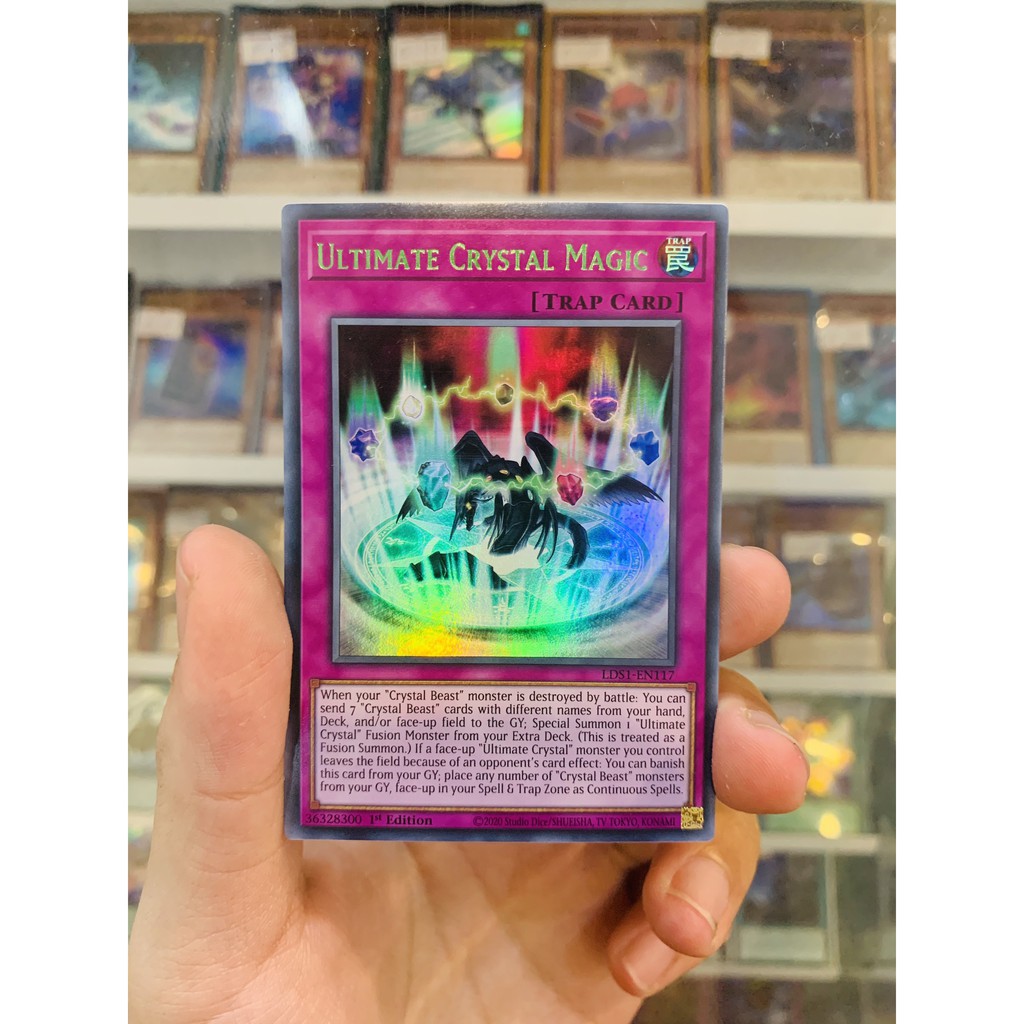 Thẻ Bai Lẻ Yugioh Ma Lds1 En117 Ultimate Crystal Magic Ultra Rare Green 1st Edition