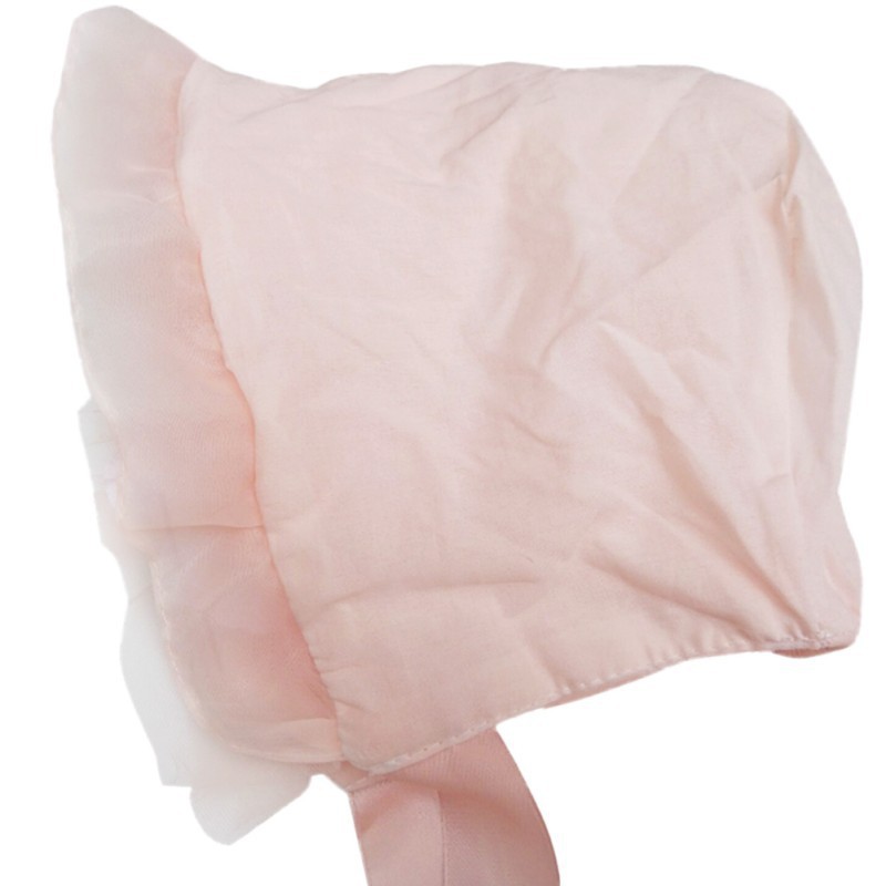 Mũ trùm vải voan dễ thương cho bé