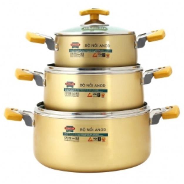 BỘ NỒI ANOD SUNHOUSE SH8834 - SH8835