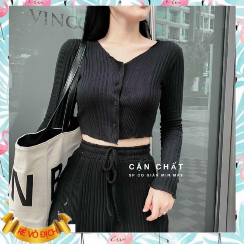 [hot deal]sét bộ xinh tay dài áo sơmi kèm quần dài suông