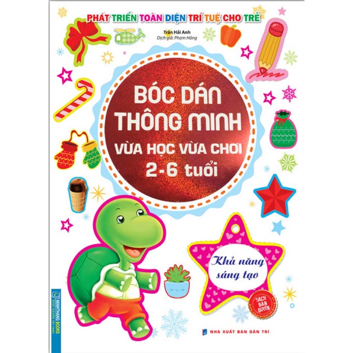 Sách - Bóc Dán Thông Minh Vừa Học Vừa Chơi 2-6 Tuổi - Khả Năng Sáng Tạo