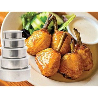 Bộ Đựng Thức Ăn Tròn 5 Món inox