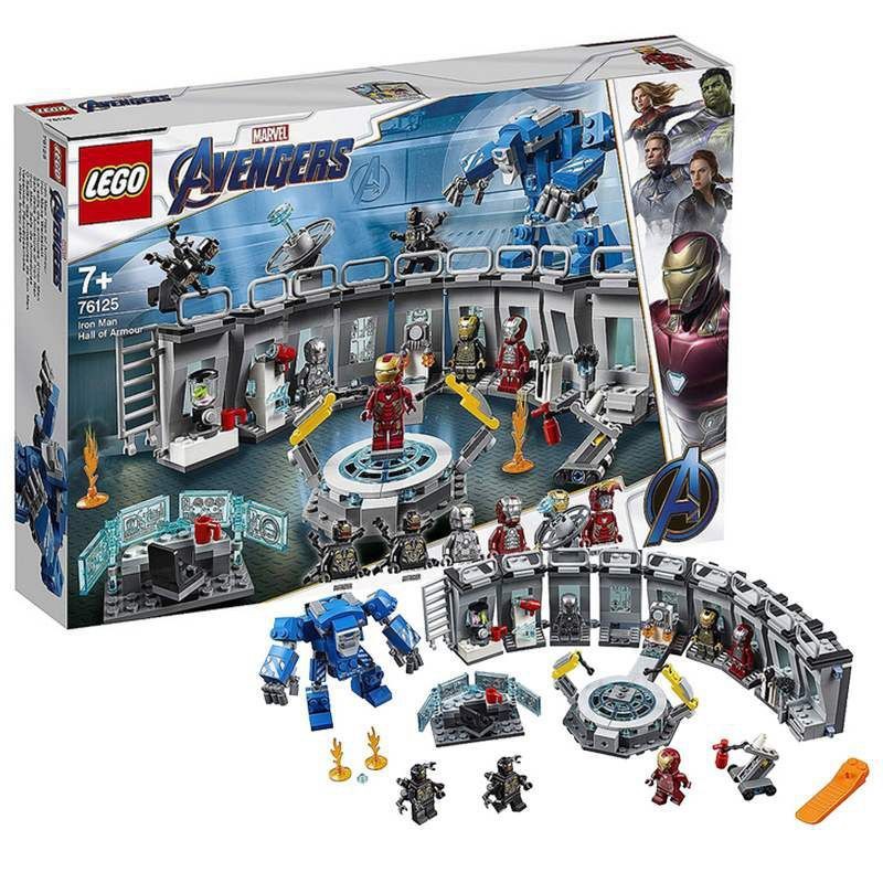 Đồ chơi trẻ em xếp hình Lego chính hãng 76125 Loạt siêu anh hùng Iron Man Mecha showroom