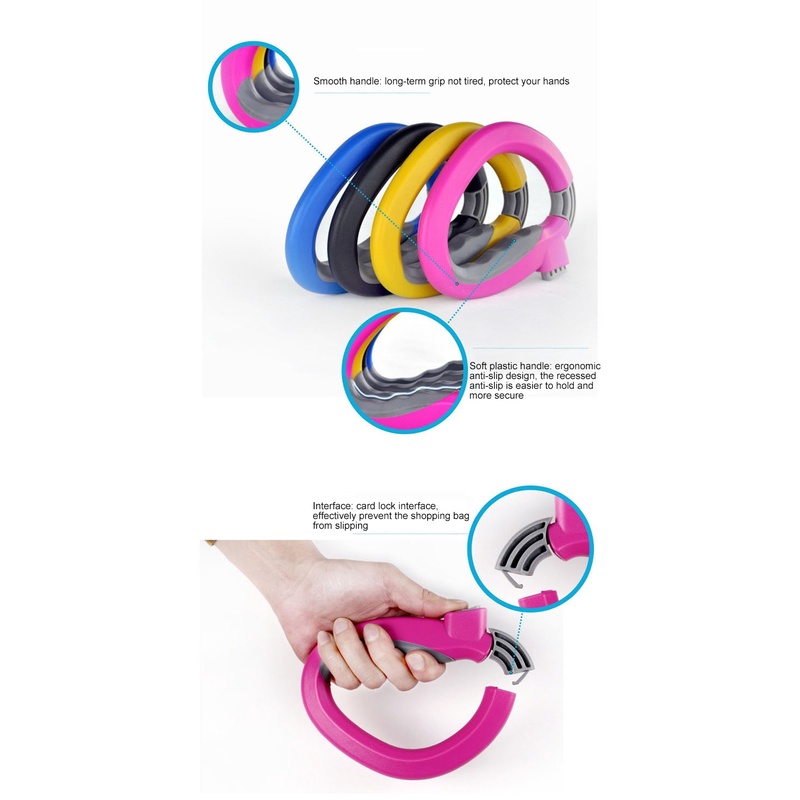 Only HOUSE Open and close vegetable lifter D-type lifter hand-held device bag holder