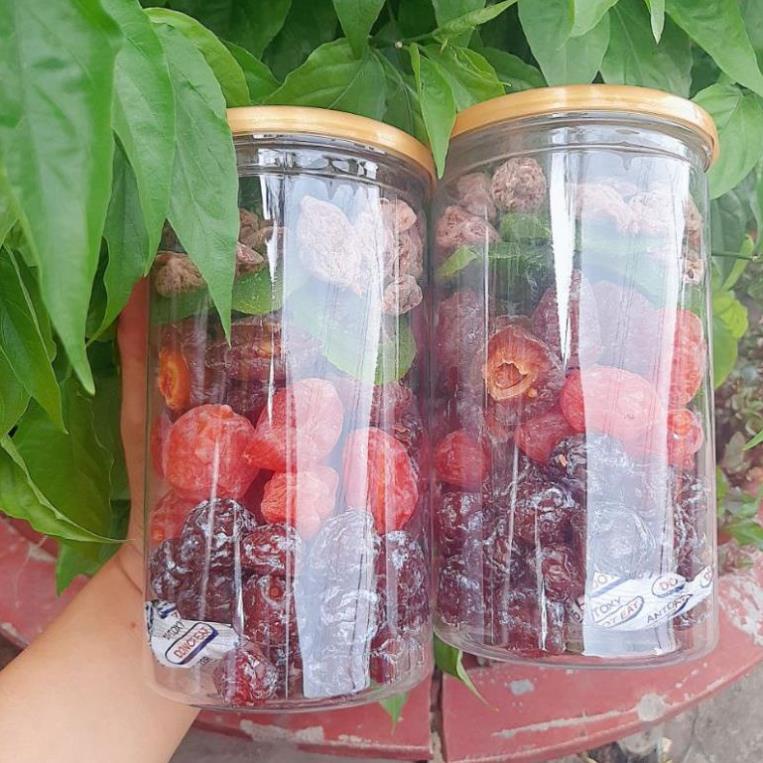 500gr Xí Muội /Ô Mai mix Ngũ Vị : Đào hồng, Đào bổ nâu , Mận cơm, Kiwi, Xí muội không hạt.