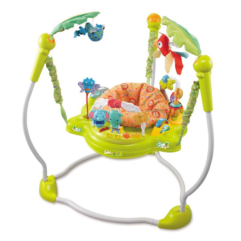 Ghế nhún nhảy tập đứng jumperoo có đèn nhạc và thanh đồ chơi trẻ em Konig Kids KK63569