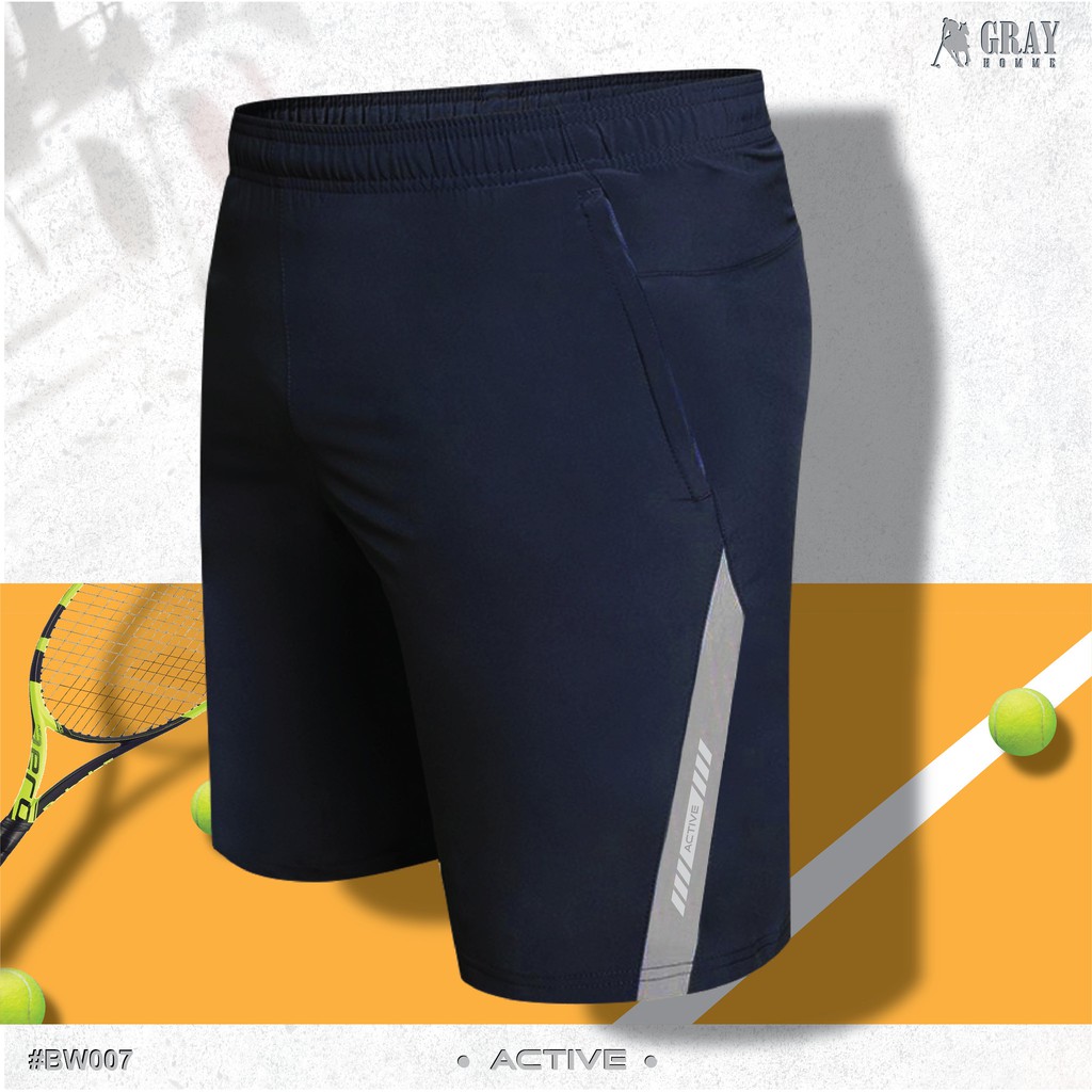 Quần Short Gió Thể Thao Nam Trẻ Trung Hè 2021 GrayHomme BW007 | BigBuy360 - bigbuy360.vn