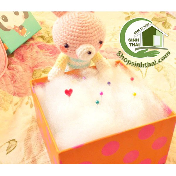 Bông gòn nhét gối, nhồi gấu bông - chọn khối lượng