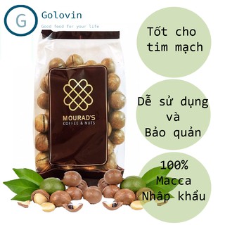 Hạt mắc ca Úc Macadamia Mourad's 500g tốt cho sức khỏe bà bầu, trẻ nhỏ, bổ sung dinh dưỡng ( tặng tách vỏ )Golovinshop