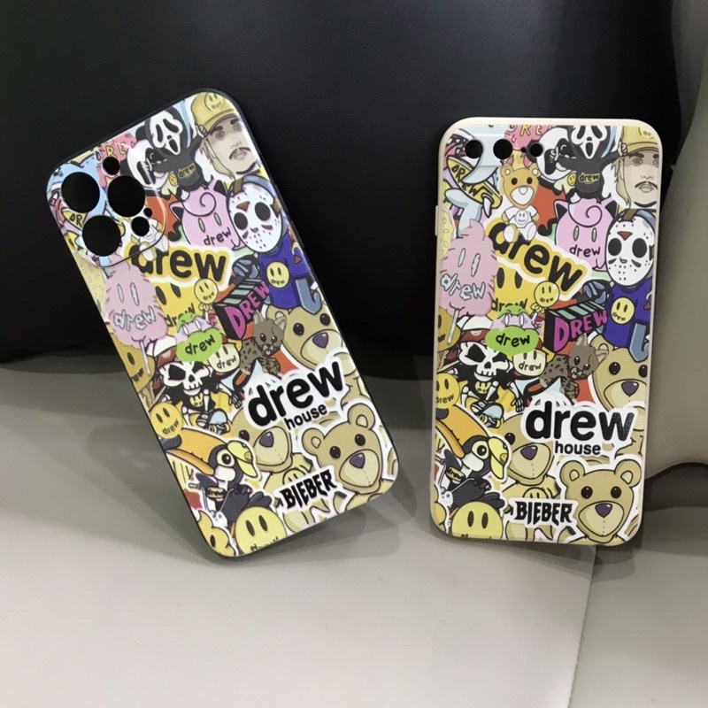 Trùm sỉ ôp lưng iphone Drew 7 ,chất dẻo , vuông cạnh, bảo vệ camera , xưởng ốp akira