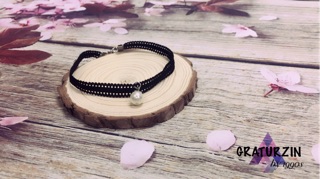 Vòng cổ choker sợi bảng lớn