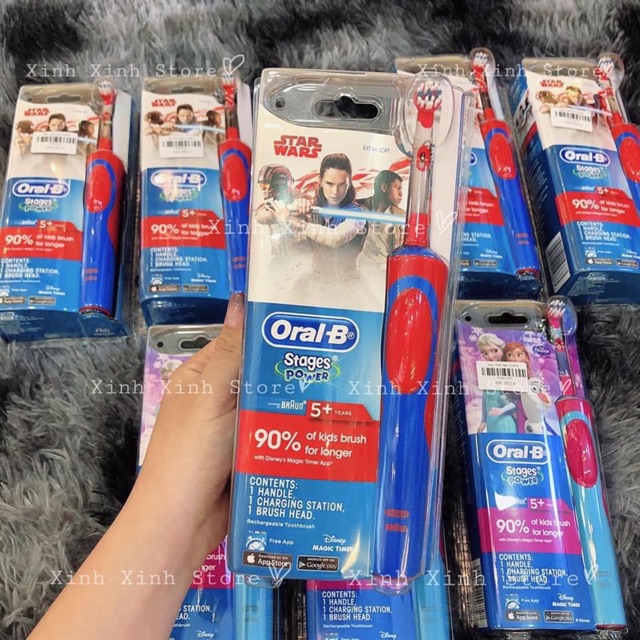 BÀN CHẢI ĐIỆN ORAL-B TRẺ EM