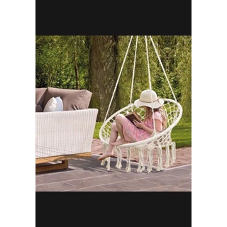 võng ngồi  macrame, võng treo thư giãn macrame