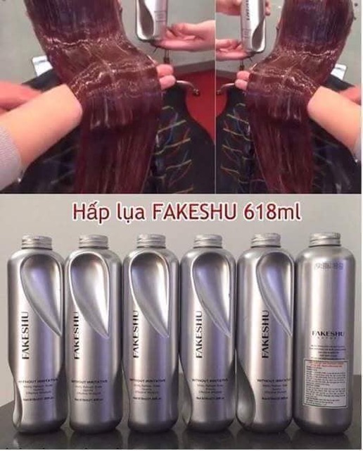 Hấp lụa tơ tằm FAKESHU siêu mềm tóc