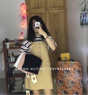 Yếm váy kaki