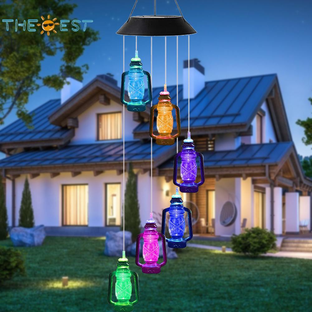 Đèn Led Treo Trang Trí Thông Minh Sử Dụng Năng Lượng Mặt Trời Phong Cách Retro