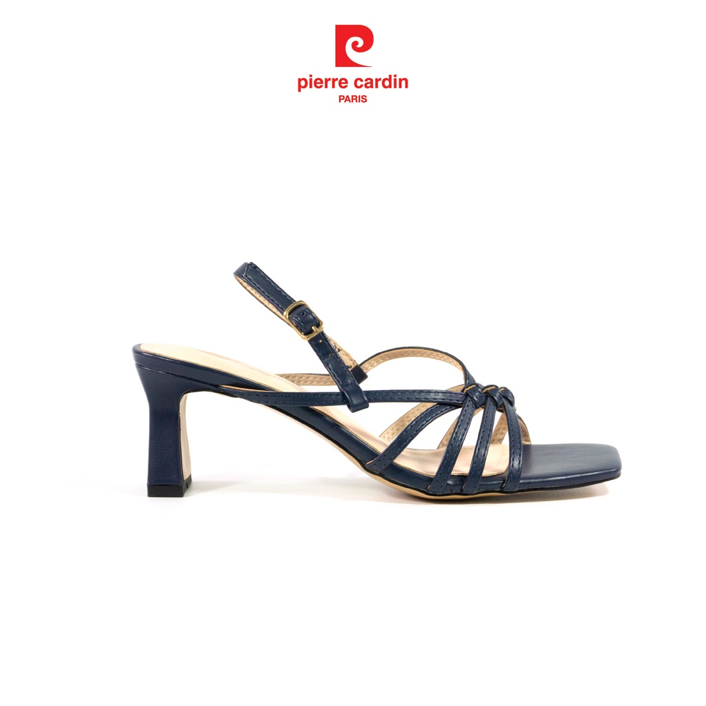 Giày cao gót nữ Pierre Cardin, đế cao 7cm, thiết kế quai đan chéo - PCWFWS 168
