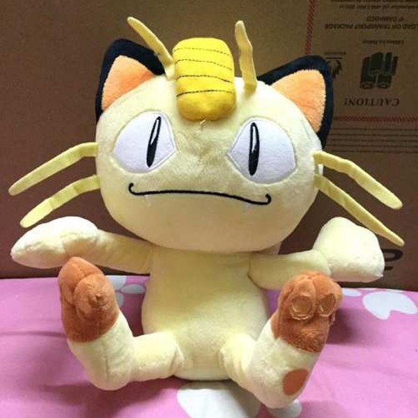 Gấu bông pokemon mèo meowth tinh nghịch (25cm)